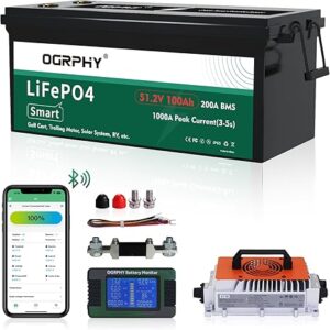 2. OGRPHY 48V Lithium Golf Cart Battery