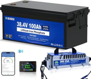 4. DC HOUSE 36V Lithium Golf Cart Battery