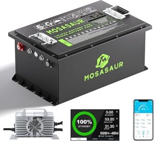 4. Mosasaur 48V Lithium Golf Cart Battery