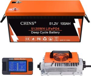 6. CHINS 48V Lithium Golf Cart Battery