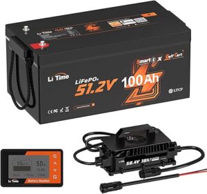 7. LiTime 48V Lithium Golf Cart Battery