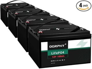 1. OGRPHY 12 Volt Golf Cart Battery