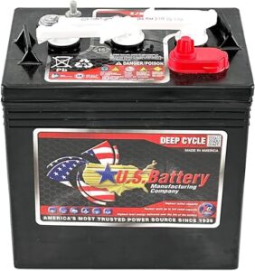 2. US Battery US1800XC2 6 Volt Deep Cycle Golf Cart Battery